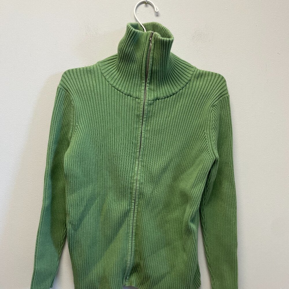 Thick Turtleneck Zip Up
